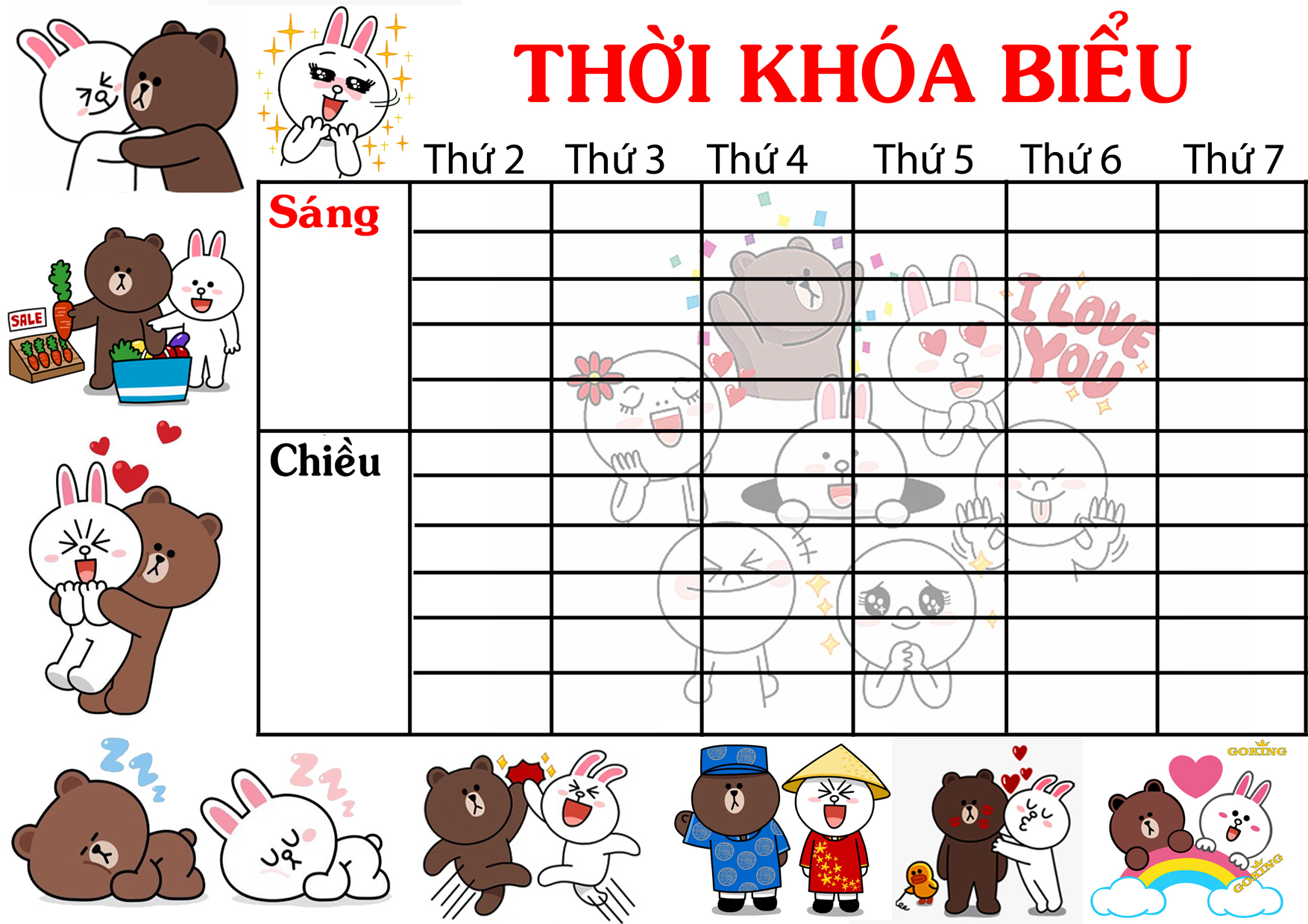 Thời khóa biểu số 1 (HKI ) áp dụng từ 05/09/2025 